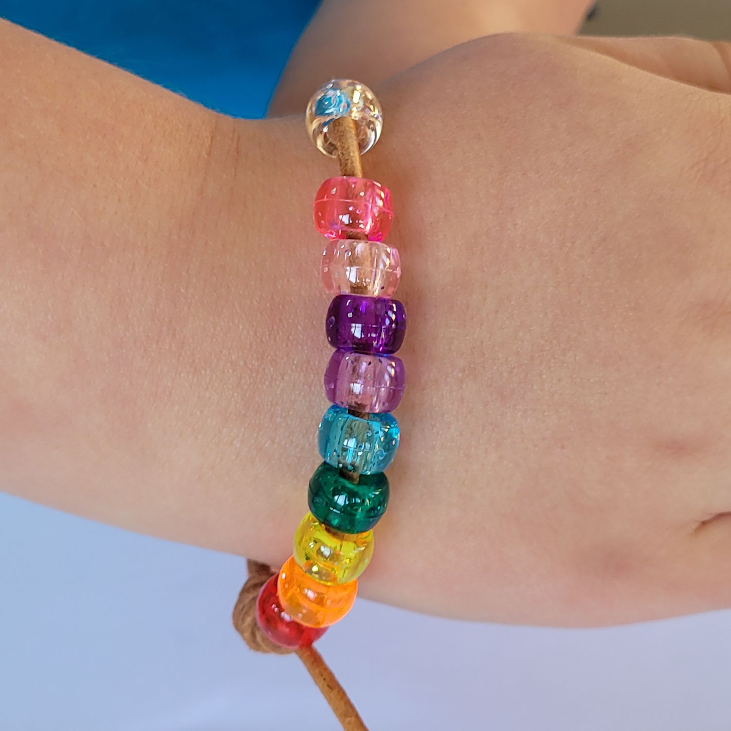 Rainbow Shimmer Bracelet